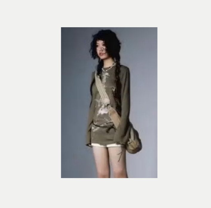 Prachtige vintage top Trashy met Y2K Graffiti print - Groen, Maat 46/48 (XL) of groter, Nieuw, Ophalen of Verzenden, Zonder mouw