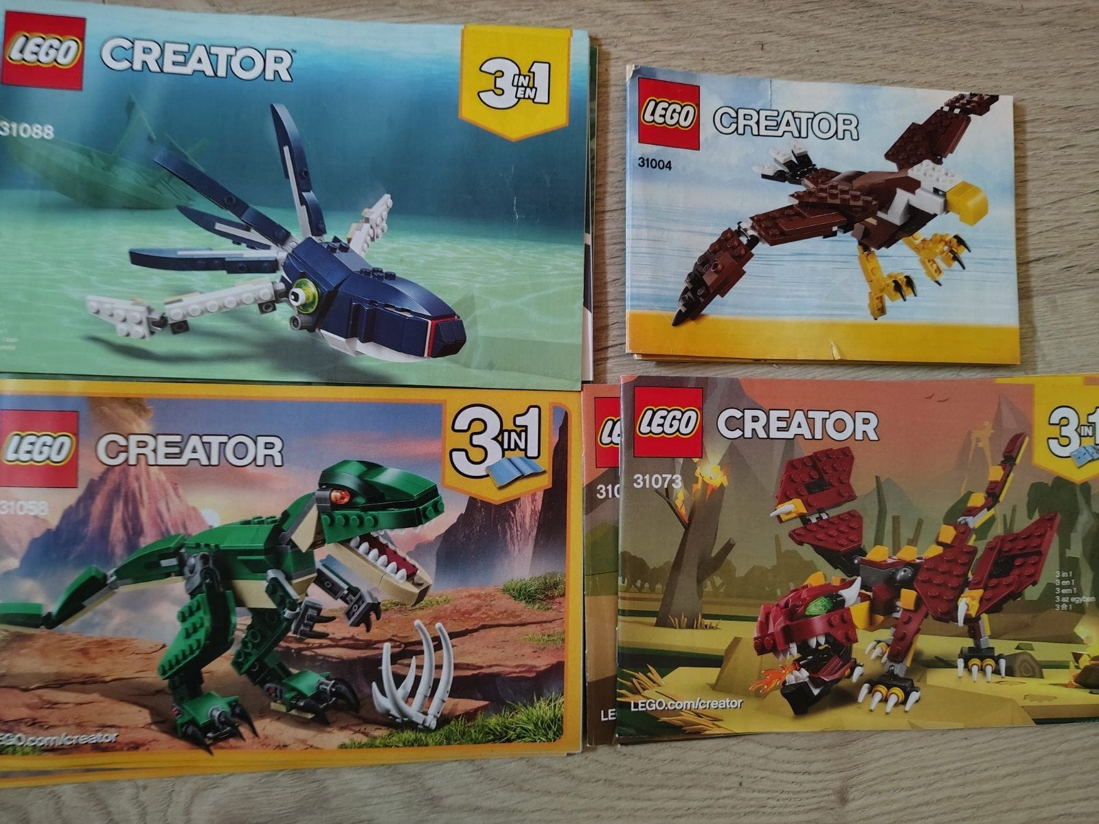 4 dozen met div. LEGO Creator sets en losse stenen €14,75/st, Lego, Inclusief instructies, Ophalen of Verzenden, Zo goed als nieuw