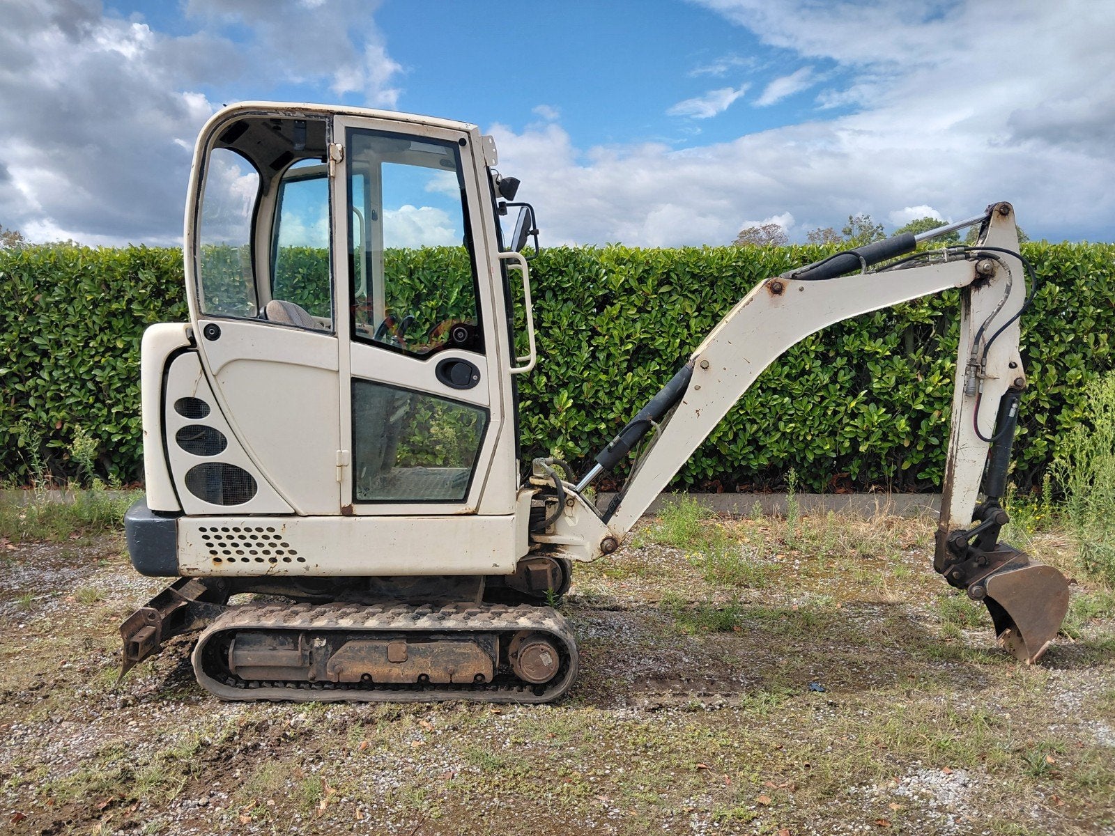 Minigraver Terex TC20 / Minikraan / Graafmachine, Ophalen
