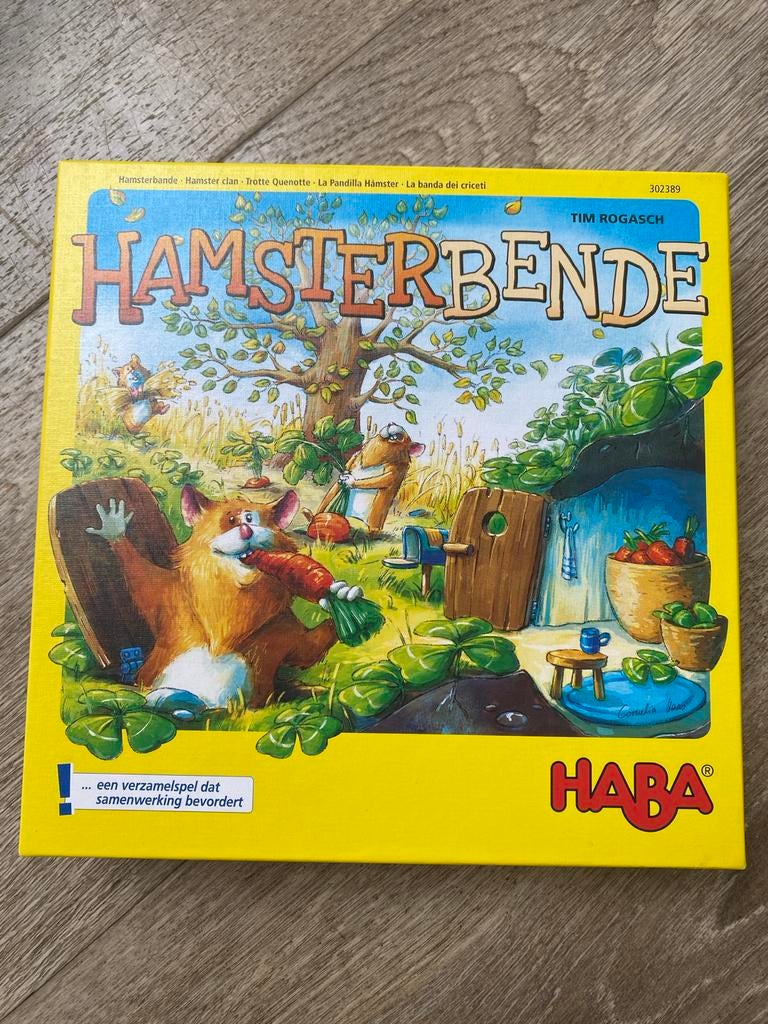 Haba Hamsterbende spel - Samenwerkend verzamelspel, Drie of vier spelers, Ophalen of Verzenden, Zo goed als nieuw