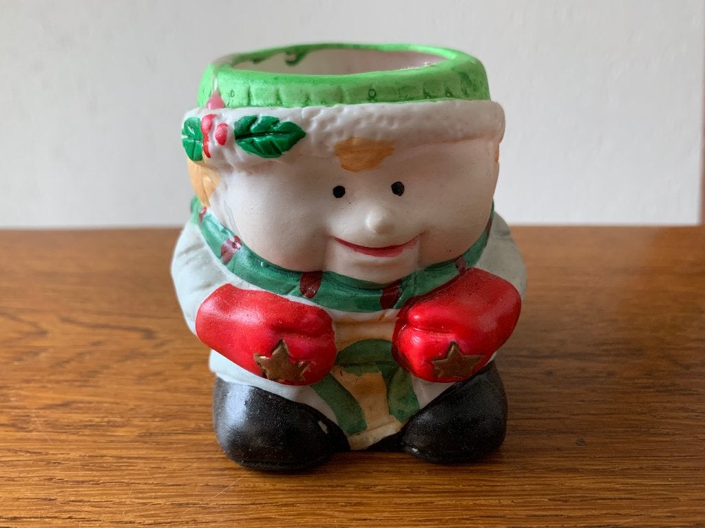 Kaars in "Kerstbeertje van Keramiek" Nieuw, Ophalen of Verzenden, Nieuw, Overige materialen
