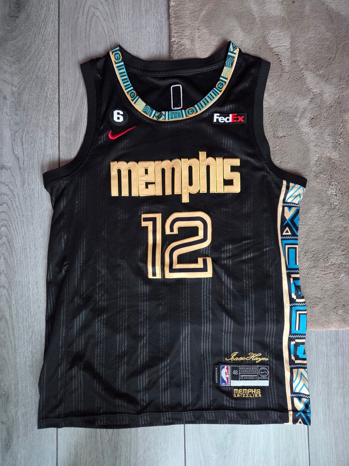 Memphis Grizzlies Ja Morant Nike NBA City Edition Jersey, Maat 48/50 (M), Zwart, Overige typen, Nieuw