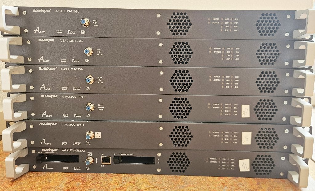 BlanKom Cable Transmodulator MPEG to PAL, Ophalen, Zo goed als nieuw, Zender en Ontvanger