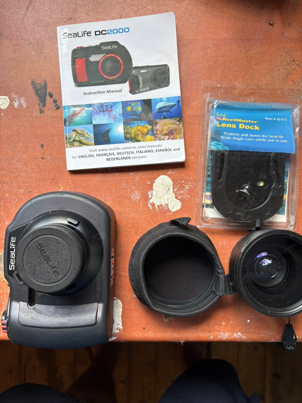 Te koop sealife camera onderdelen, Watersport en Boten, Ophalen of Verzenden, Zo goed als nieuw, Onderwaterhuis of Camera