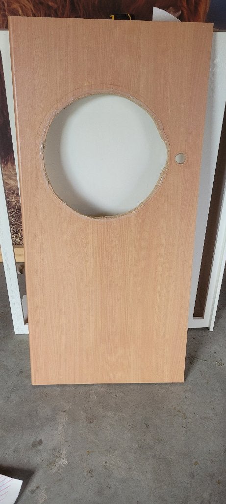 aanrechtblad 126 x 60 cm, Ophalen, Beige, 150 tot 200 cm, Zo goed als nieuw