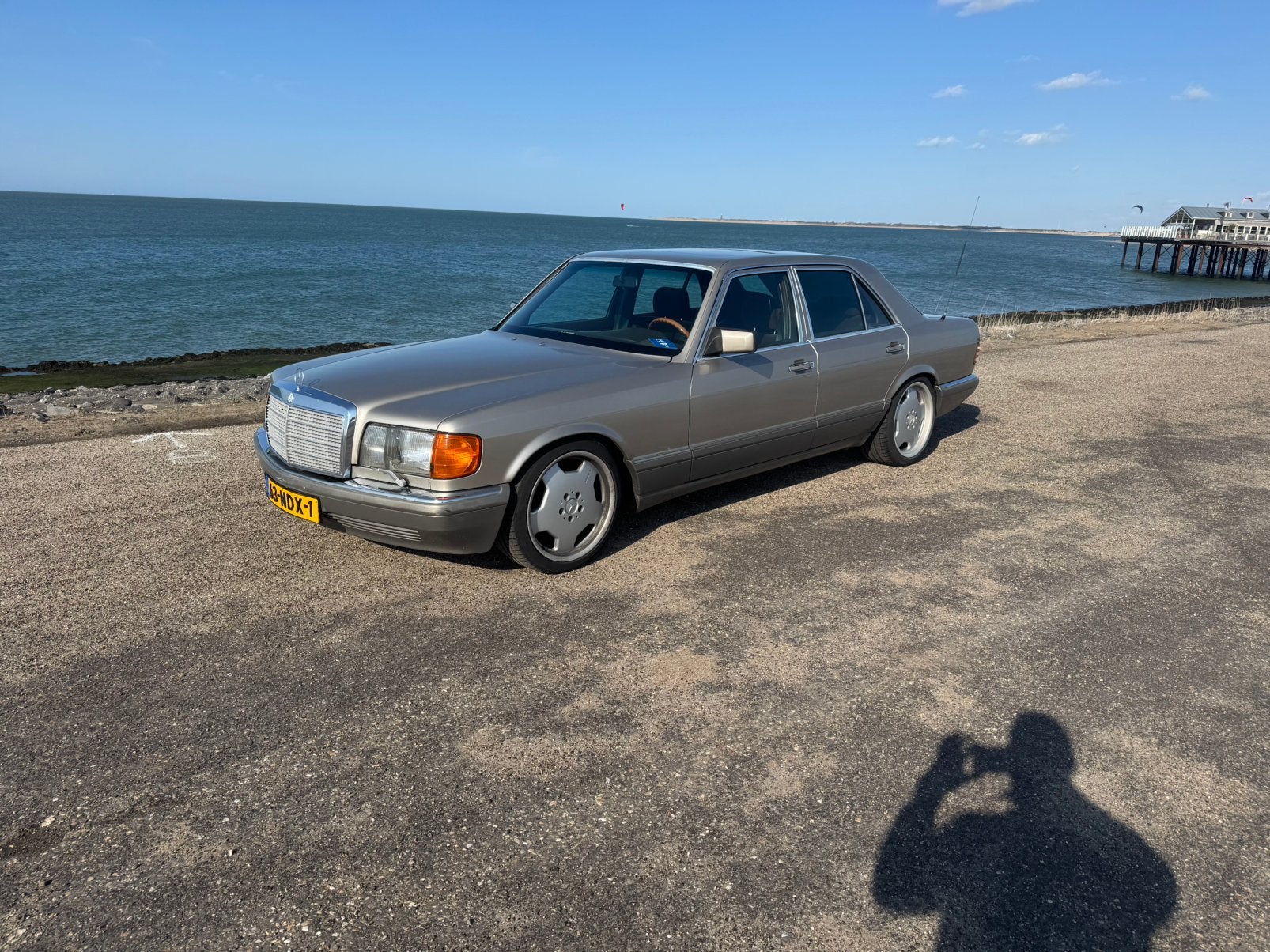 Mercedes-Benz S-Klasse 4.2 420 SE AUT K6 1986 Grijs, Auto's, Mercedes-Benz, Automaat, 8 cilinders, Bruin, Sedan