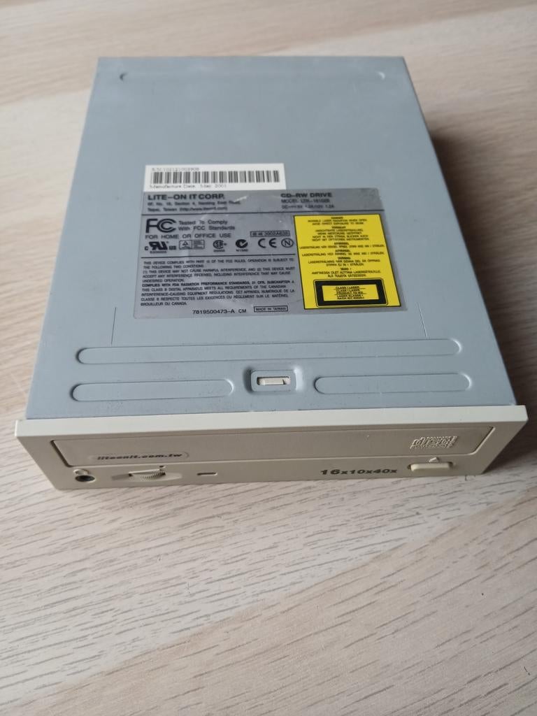 Lite-On CD-RW Drive LTR-16102B (Gebruikt), Intern, Gebruikt, Ophalen of Verzenden, Windows