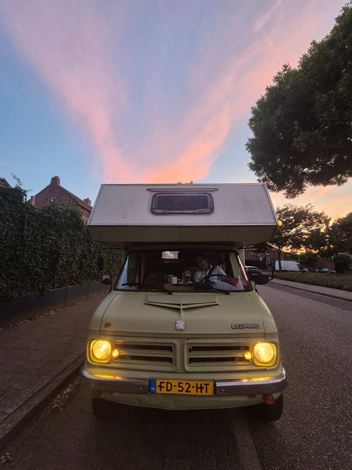 Bedford camper – 1977 – GEEN BELASTING, Caravans en Kamperen, Particulier, Benzine, Buscamper of Camperbus