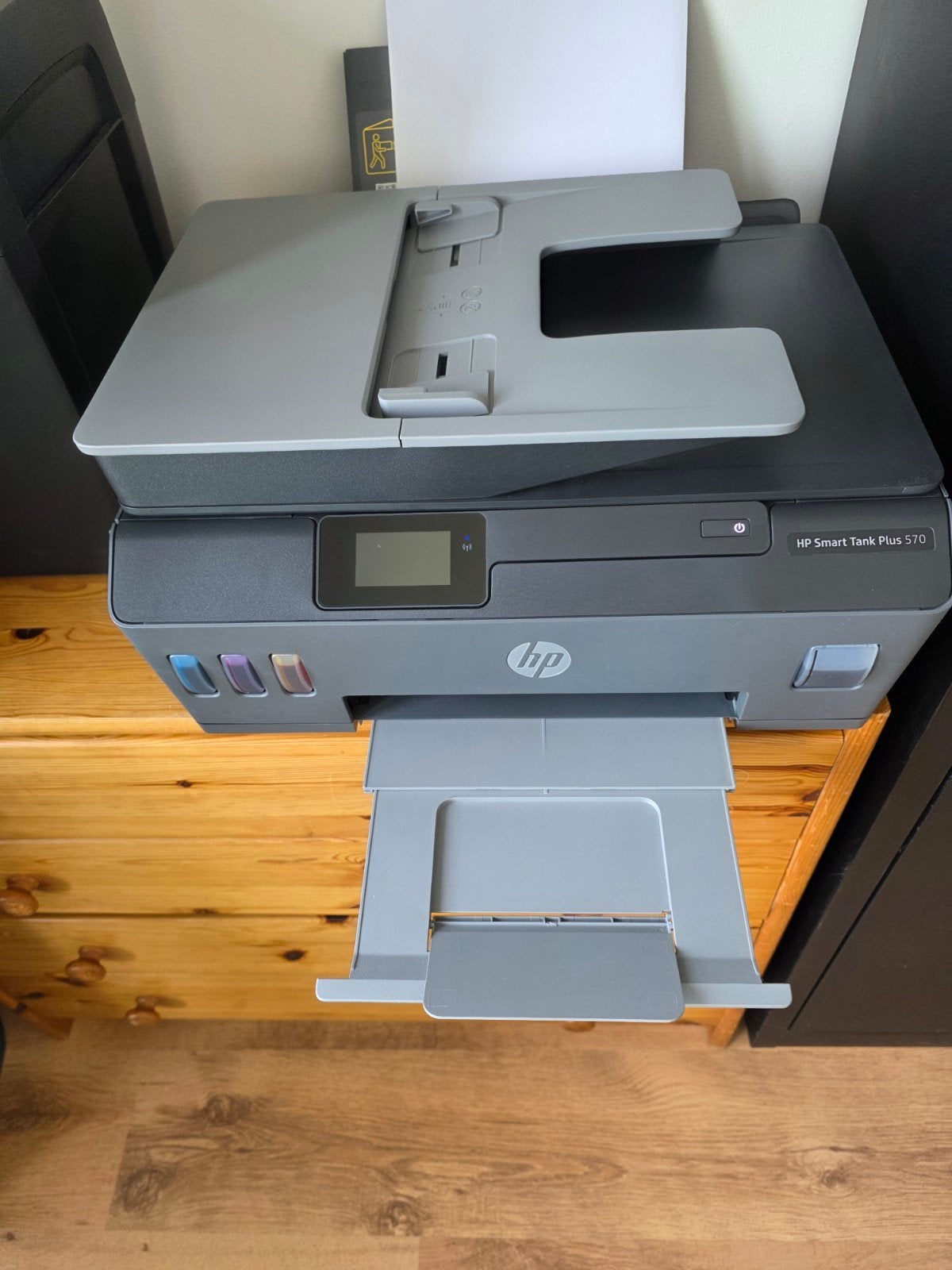 Dit is de HP Smart Tank Plus 570 All-In-One, Ophalen, Kleur printen, Inkjetprinter, All-in-one