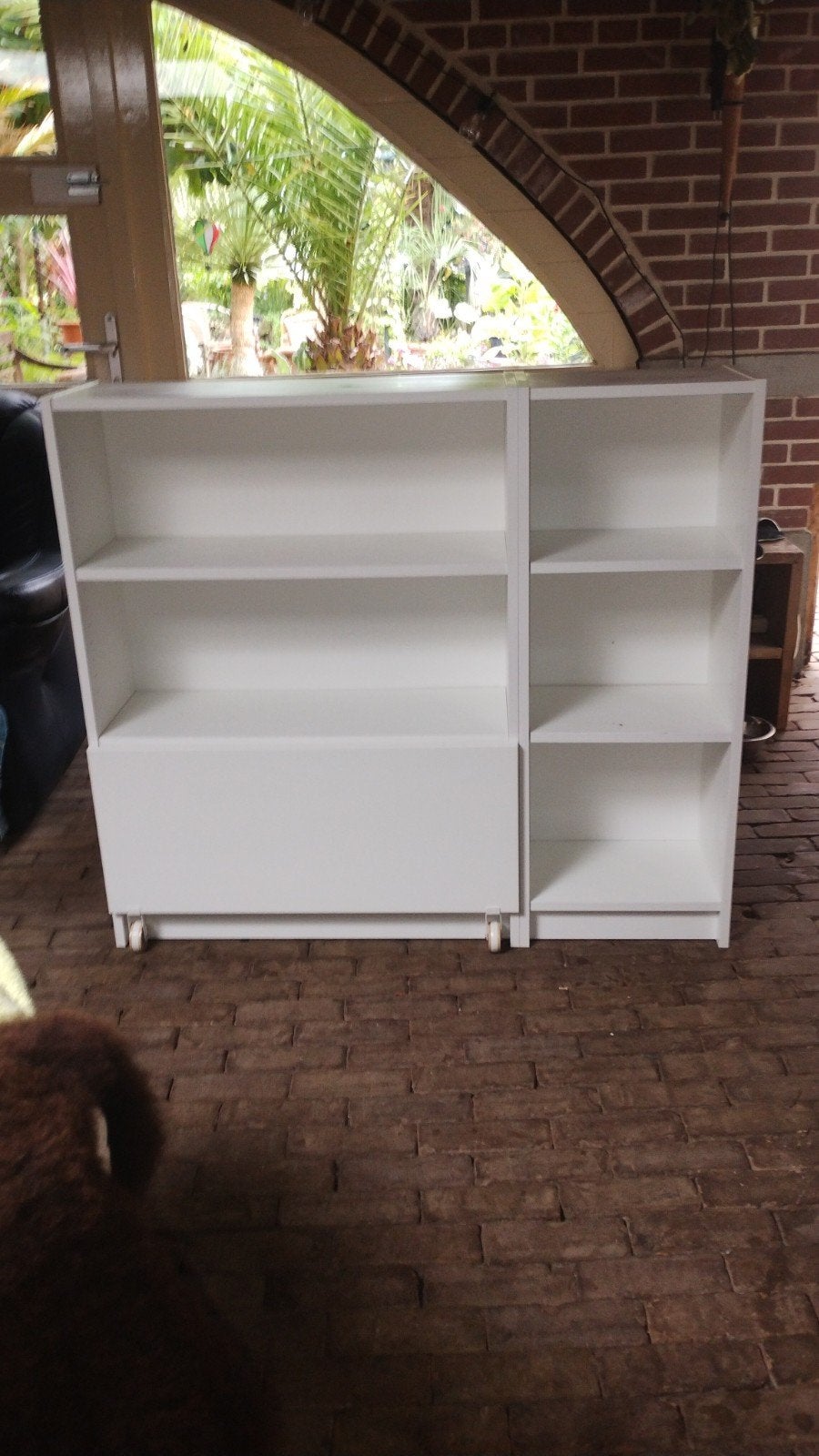 Billy boekenkast met lade. br.80+40 hoog 106 diep 28 cm, Ophalen, 100 tot 150 cm, Zo goed als nieuw, Minder dan 25 cm