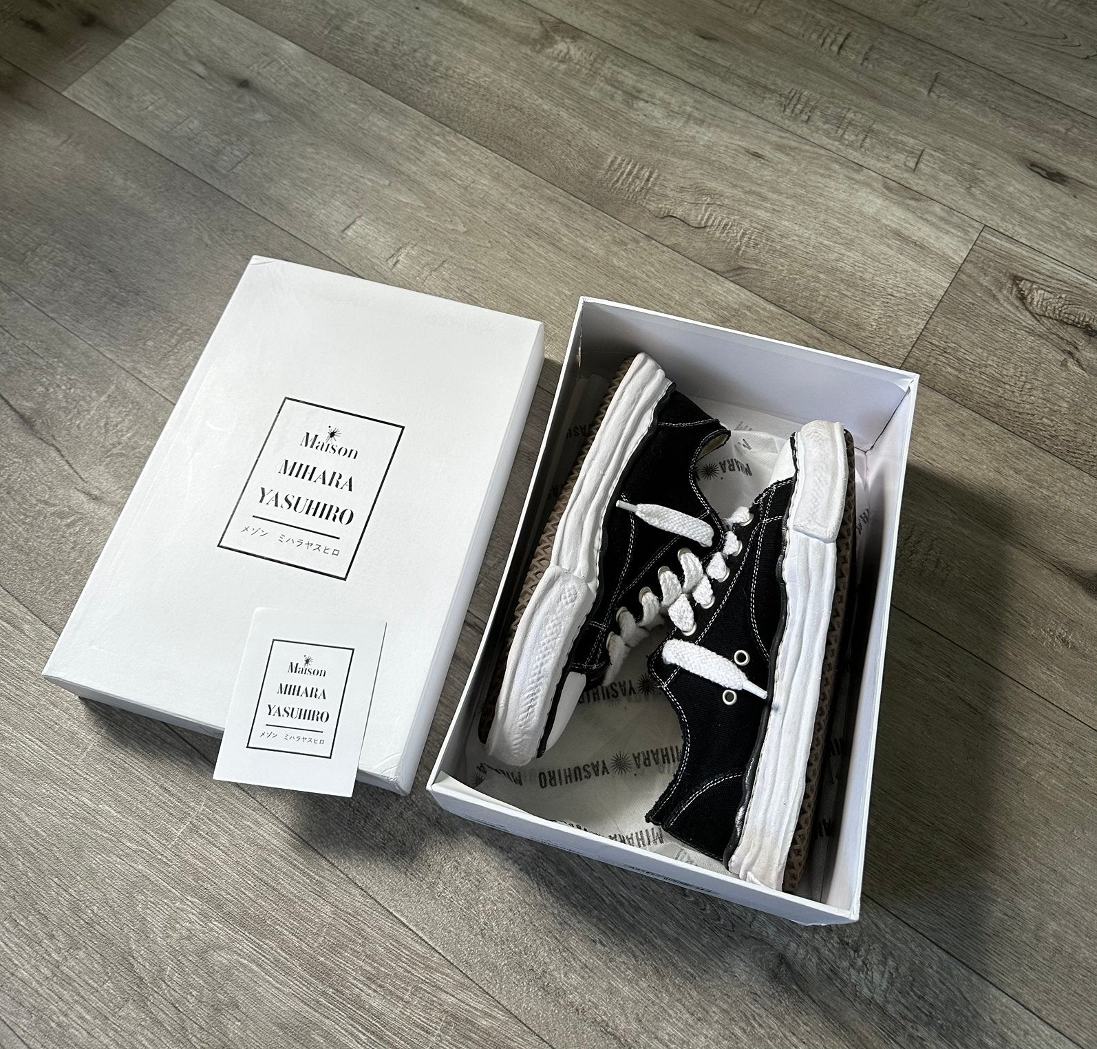Maison Mihara Yasuhiro, Zwart, Ophalen of Verzenden, Sneakers of Gympen, Zo goed als nieuw