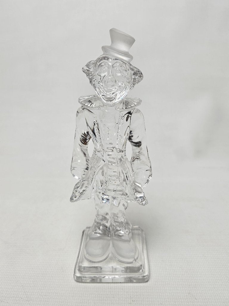 # Kristallen clown beeldje van glas model 2, Ophalen of Verzenden, Gebruikt, Fantasy