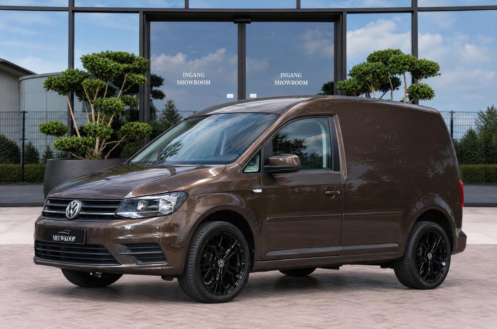 Volkswagen Caddy 1.0 TSI L1H1 BMT AIRCO | CRUISE | PDC, Auto's, Stof, Gebruikt, Bruin, Volkswagen