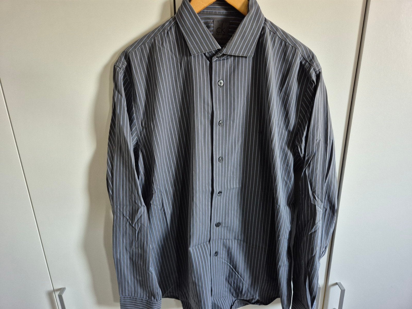 C K Blouse 41, Calvin Klein, Ophalen of Verzenden, Zo goed als nieuw, Halswijdte 41/42 (L)