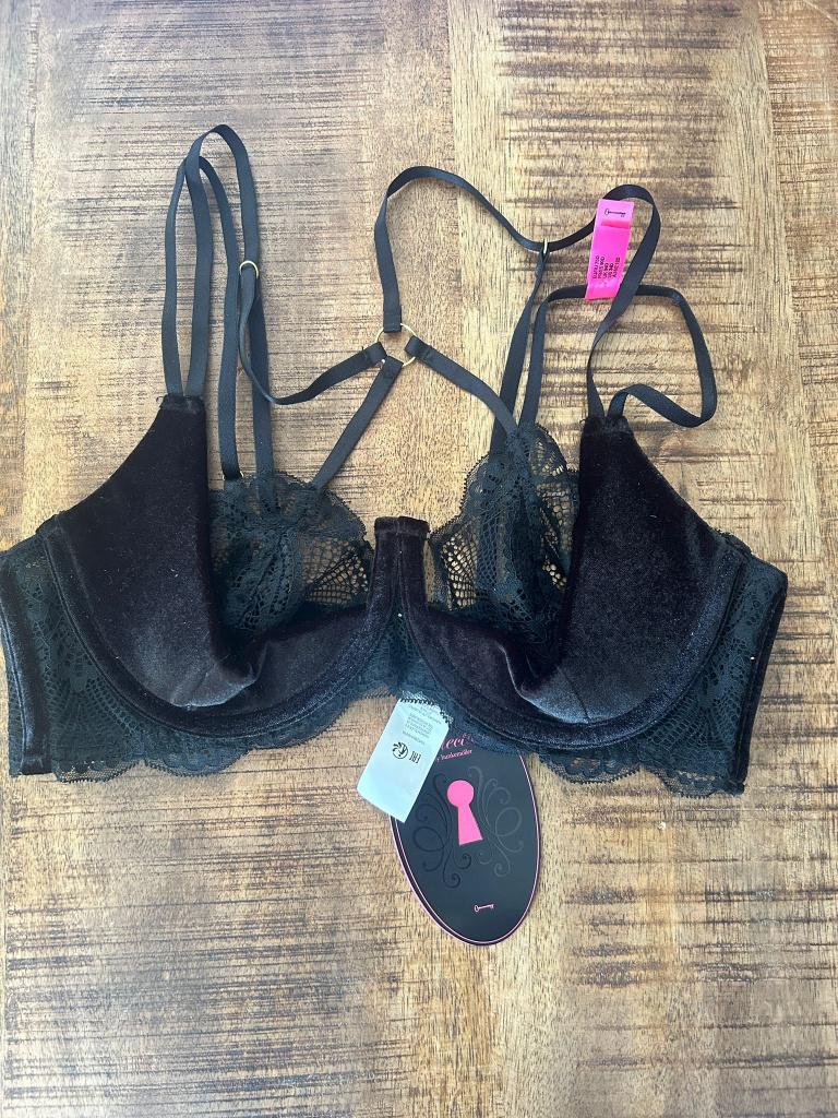 Hunkemöller Private Blondie Bh 75D, Hunkemöller, Ophalen of Verzenden, Zwart, BH
