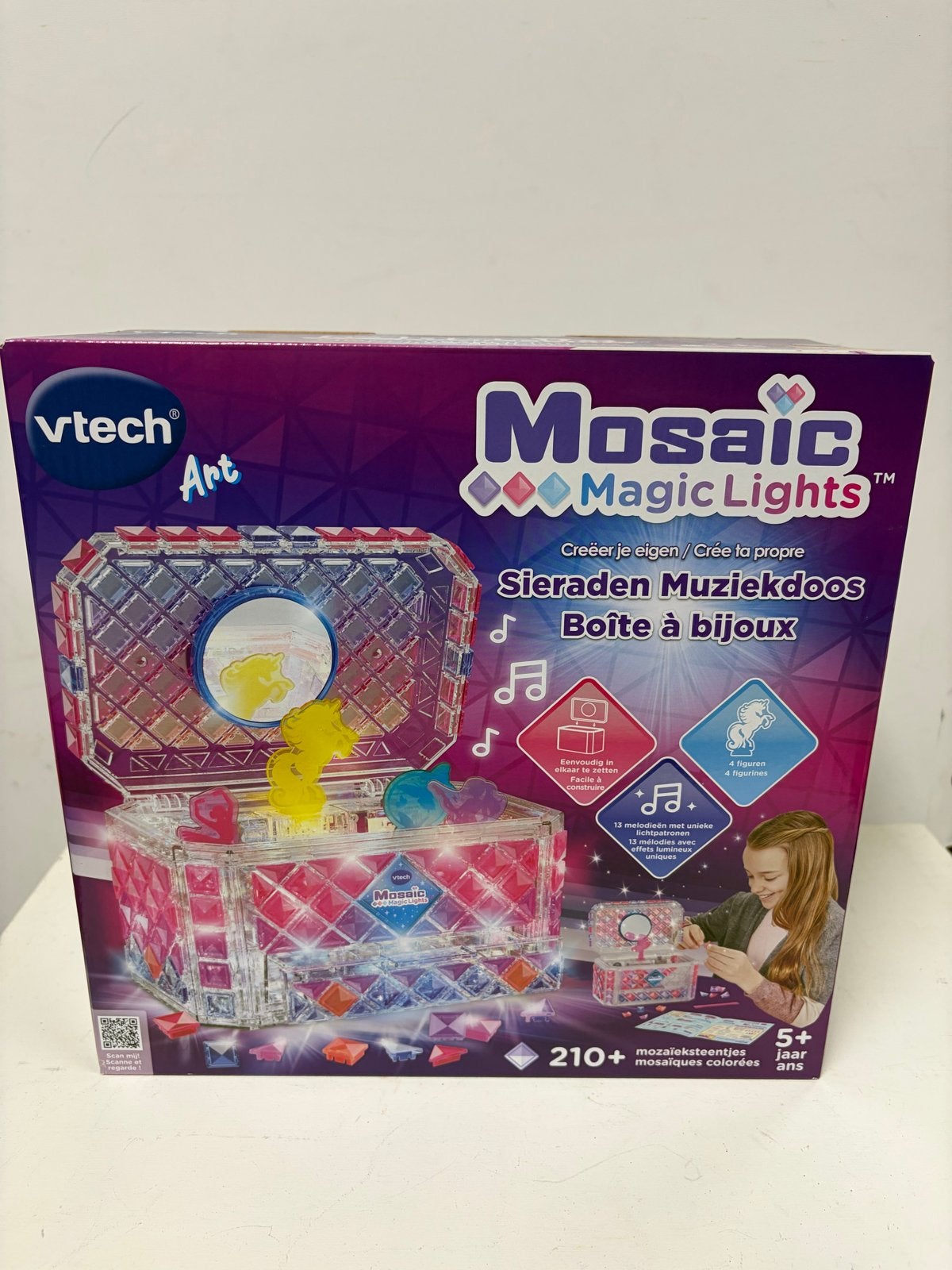 Nieuwe Vtech Sieraden Muziekdoos - Maak je eigen mozaïek!, Kinderen en Baby's, Speelgoed | Educatief en Creatief, Ophalen of Verzenden