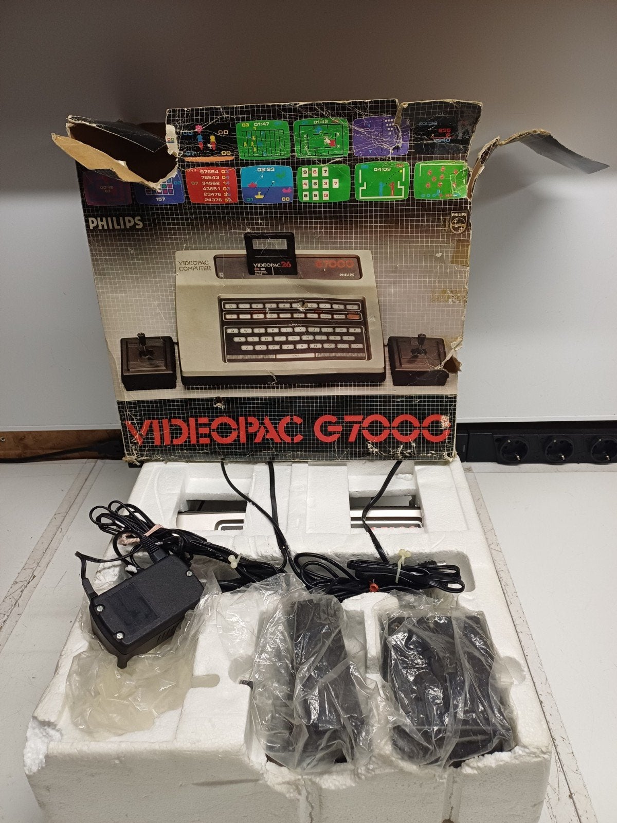 Philips G 7000 Videopac computer uit 1978, compleet, Spelcomputers en Games, Spelcomputers | Overige, Ophalen of Verzenden, Overige merken