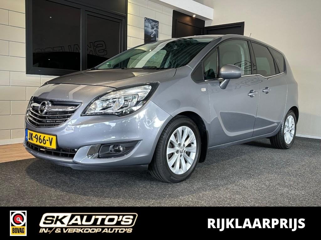 Opel MERIVA 1.4 TURBO COSMO l AIRCO l TREKHAAK l CRUISE l BL, Voorwielaandrijving, Gebruikt, 4 cilinders, Met garantie (alle)