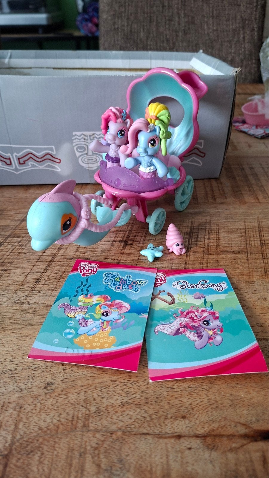 My Little Pony Ponyville Mermaid carriage, Ophalen of Verzenden, Gebruikt