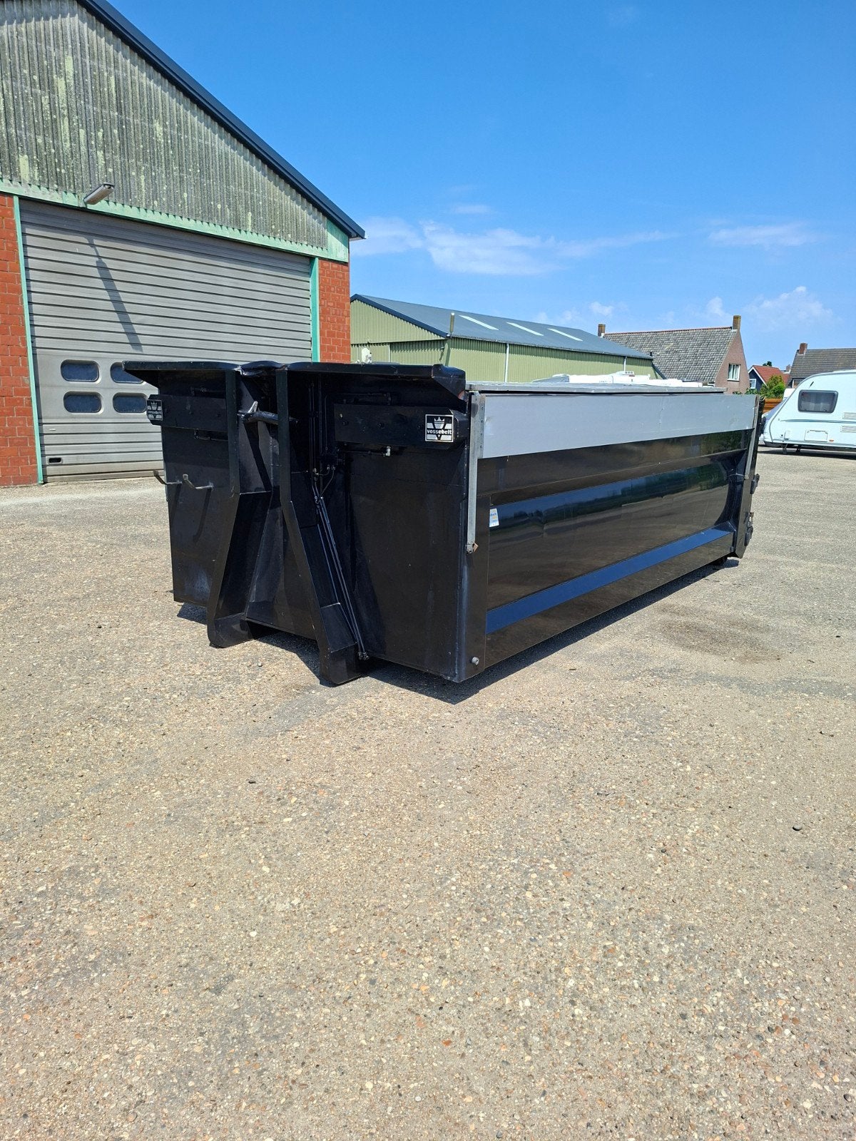 Haakarm container afzetcontainer containerbak milieu kleppen, Ophalen of Verzenden