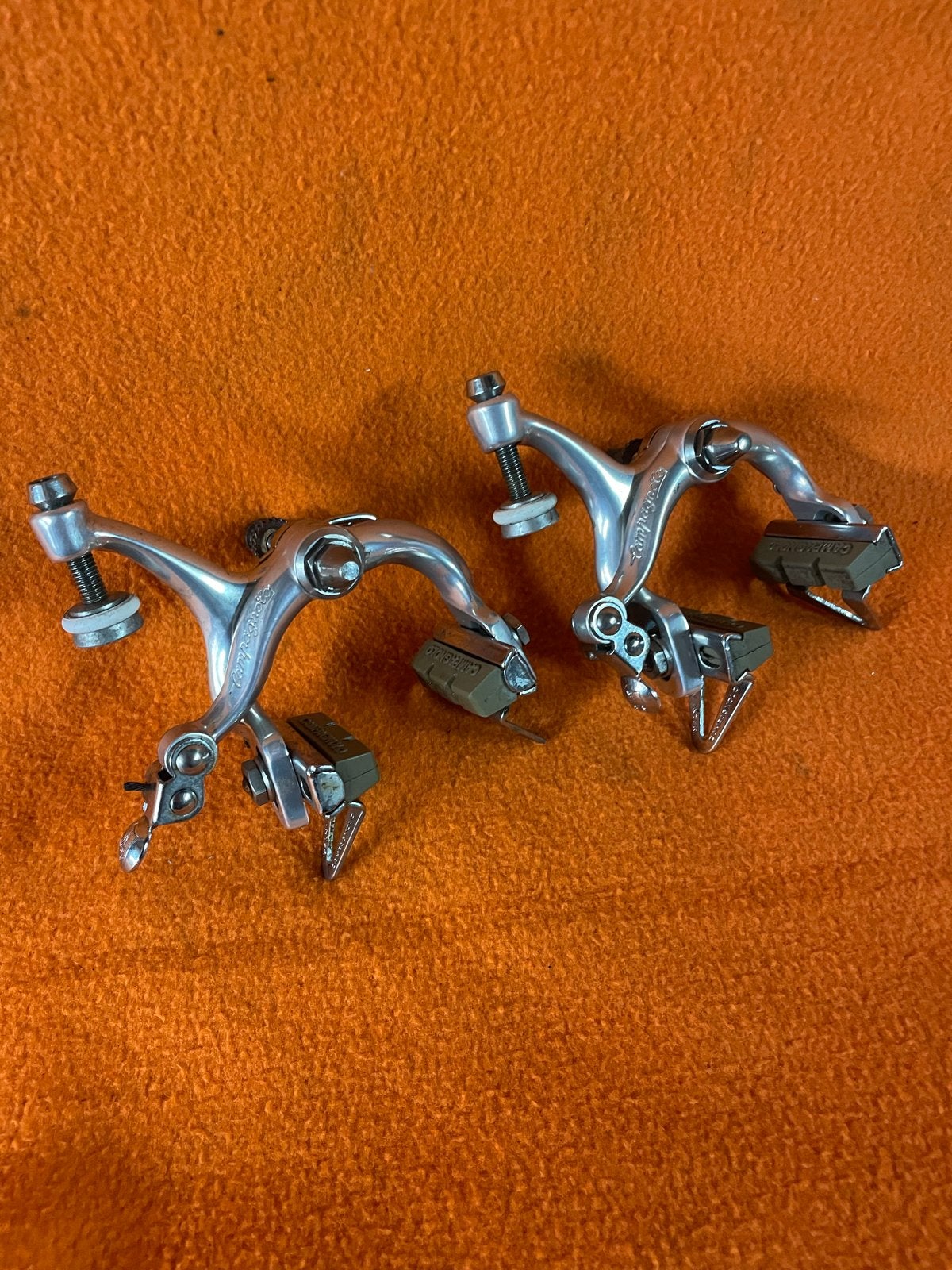 Campagnolo remhoeven Remmen - Vintage Fietsremmen, Fietsen en Brommers, Remmen, Gebruikt, Verzenden, Aluminium