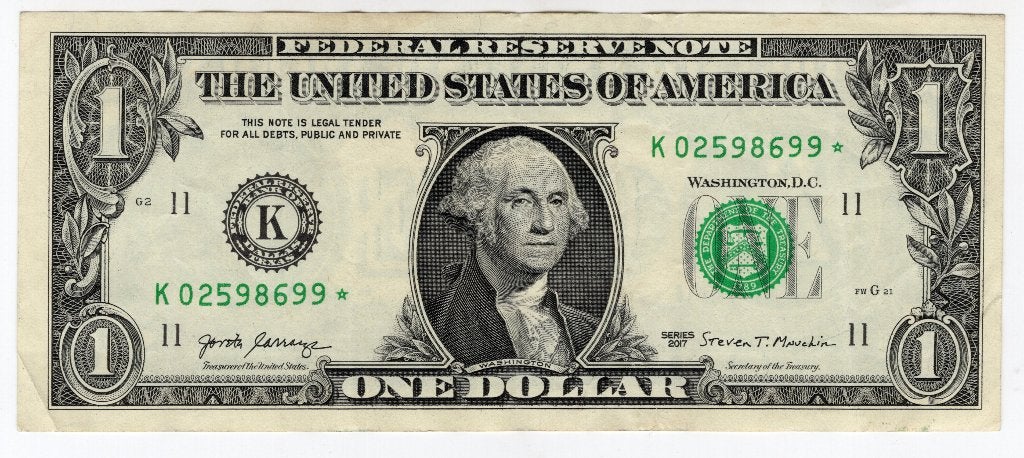 USA 1 Dollar 2017 replacement, Ophalen of Verzenden, Noord-Amerika
