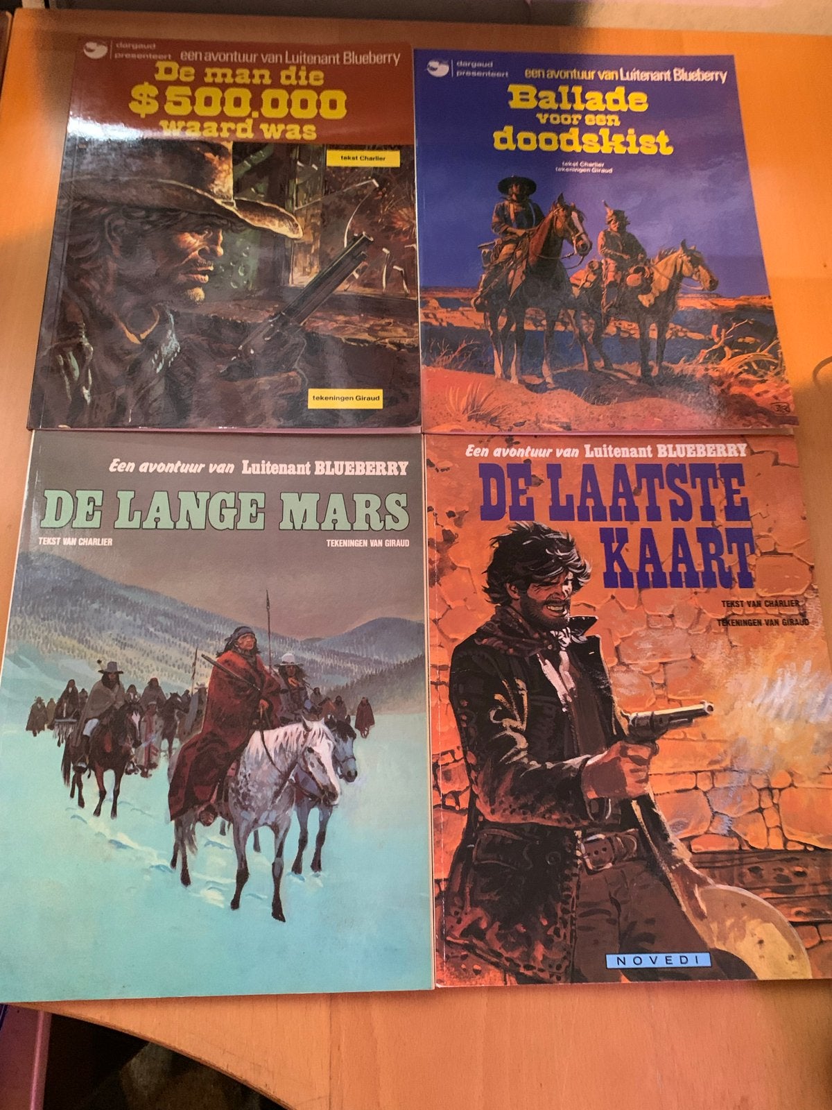 8x Blueberry Stripboeken - Western Avonturen Collectie, Meerdere stripboeken, Ophalen, Gelezen