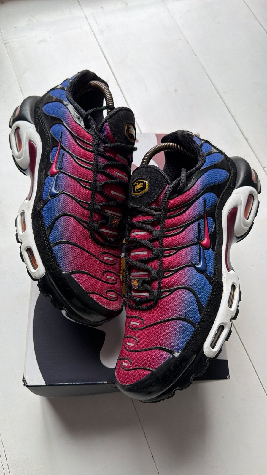 Nike air max tn patta barca, Blauw, Ophalen of Verzenden, Sneakers of Gympen, Gedragen