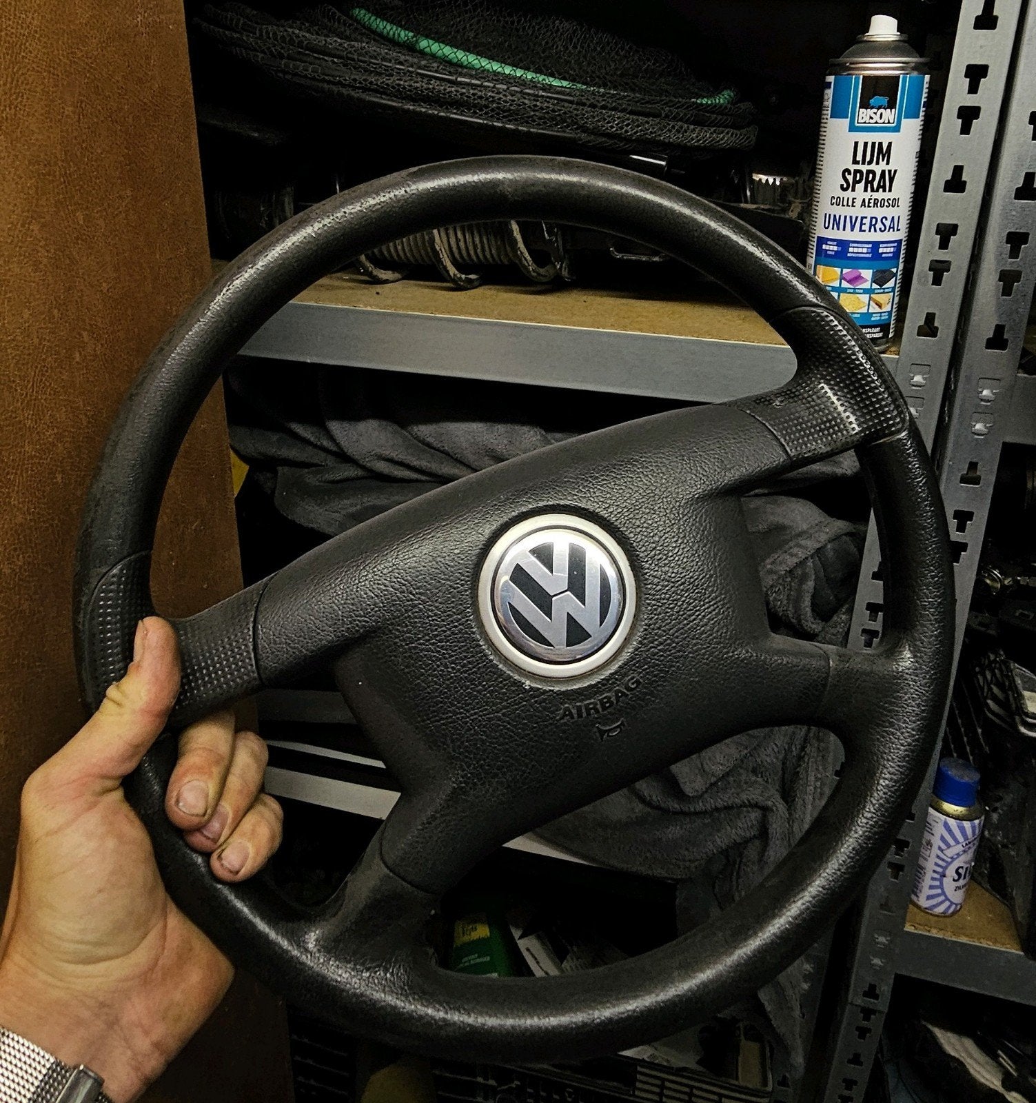 Volkswagen Caddy Mk3 Stuur met slijtage (bovenkant), Auto-onderdelen, Besturing, Ophalen of Verzenden, Gebruikt