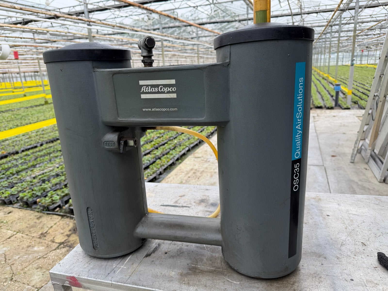 Atlas Copco OSC35 Olie- en condensaatafscheider voor compres, Doe-het-zelf en Verbouw, Compressors, Ophalen, Zo goed als nieuw
