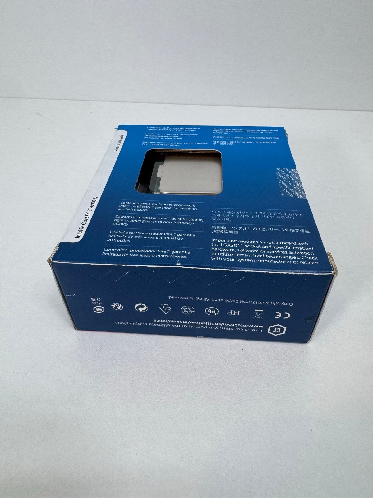 Intel Core i7-6900K Processor - Nieuw in Doos Nl, Computers en Software, 8-core, Onbekend, Nieuw, Ophalen of Verzenden