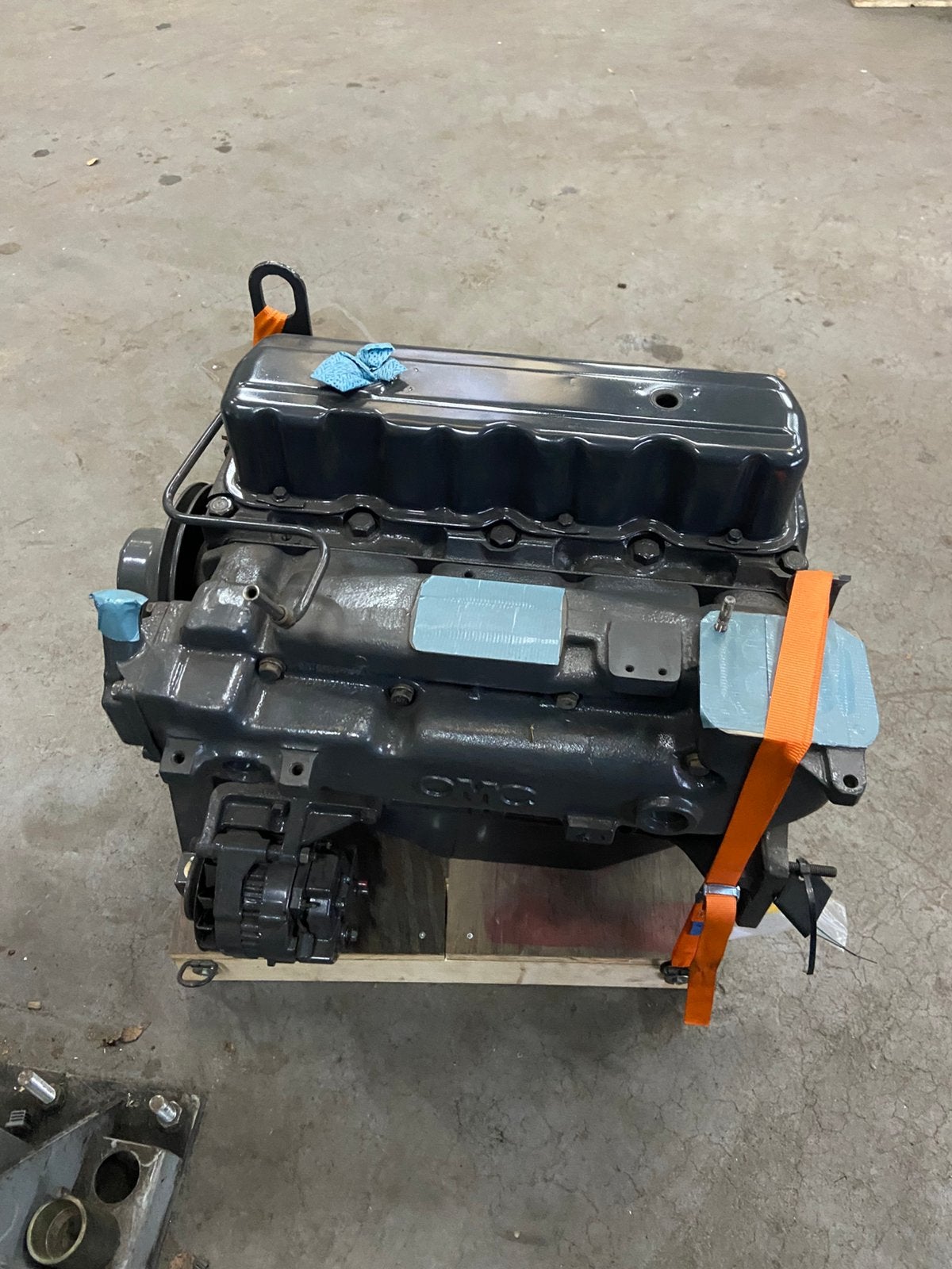 Gereviseerde omc 3.0 motor + gebruikt staaartstuk, Ophalen, Gebruikt