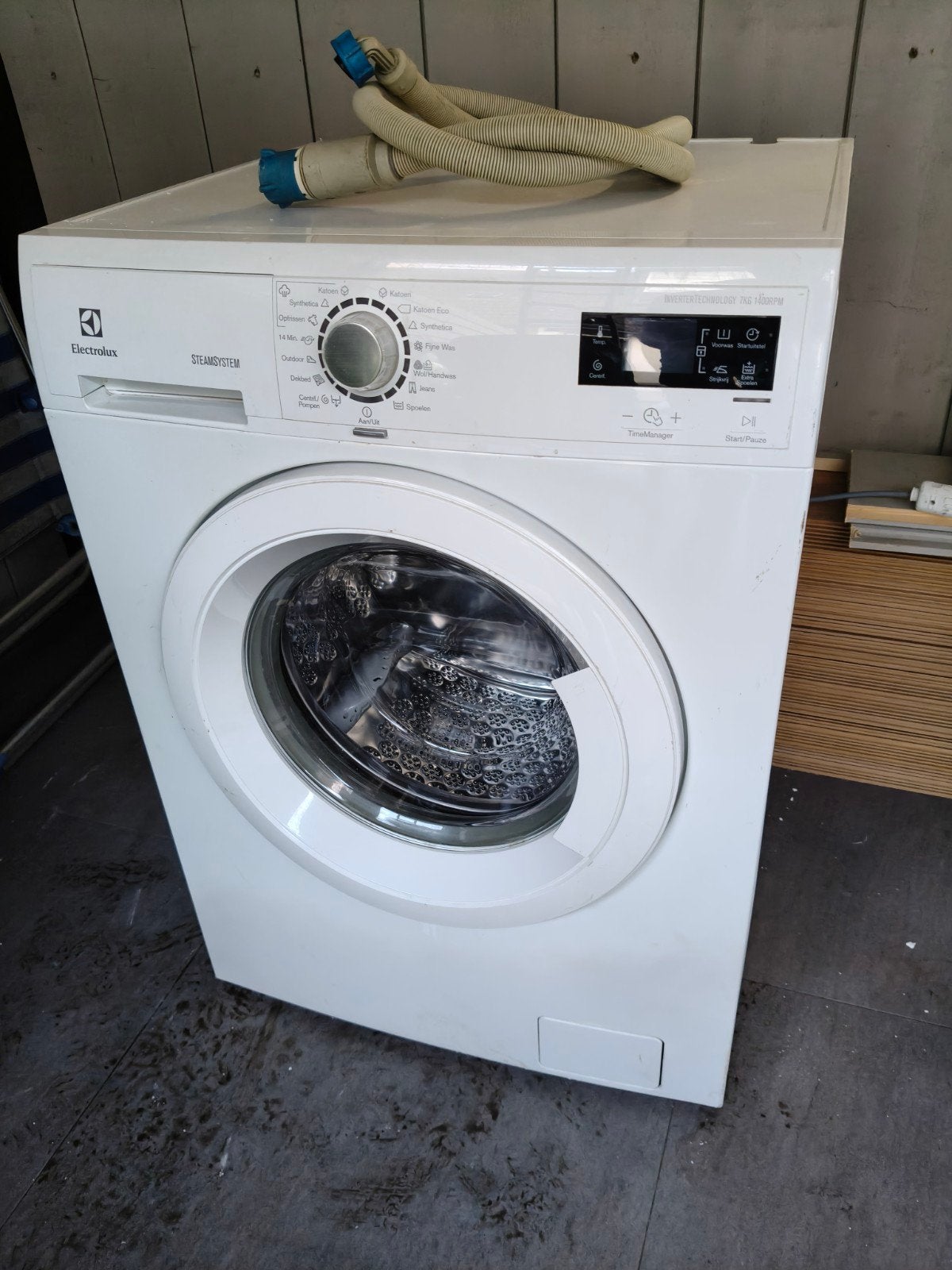gratis wasmachine, Ophalen, Gebruikt, 1200 tot 1600 toeren, 85 tot 90 cm