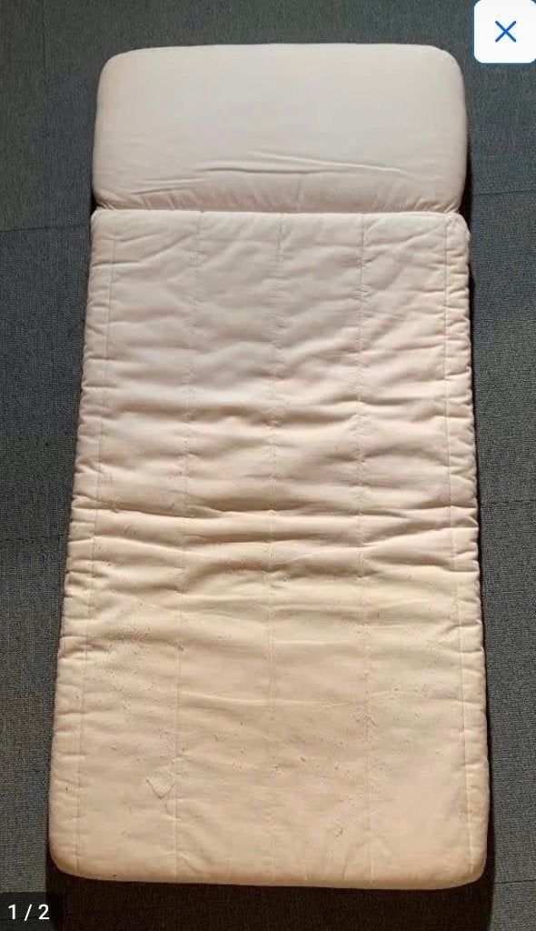 Retro kussen, zitkussen voor fauteuil zitfauteuil Poang Ikea, Gebruikt, 75 tot 100 cm, Ophalen of Verzenden, Stof