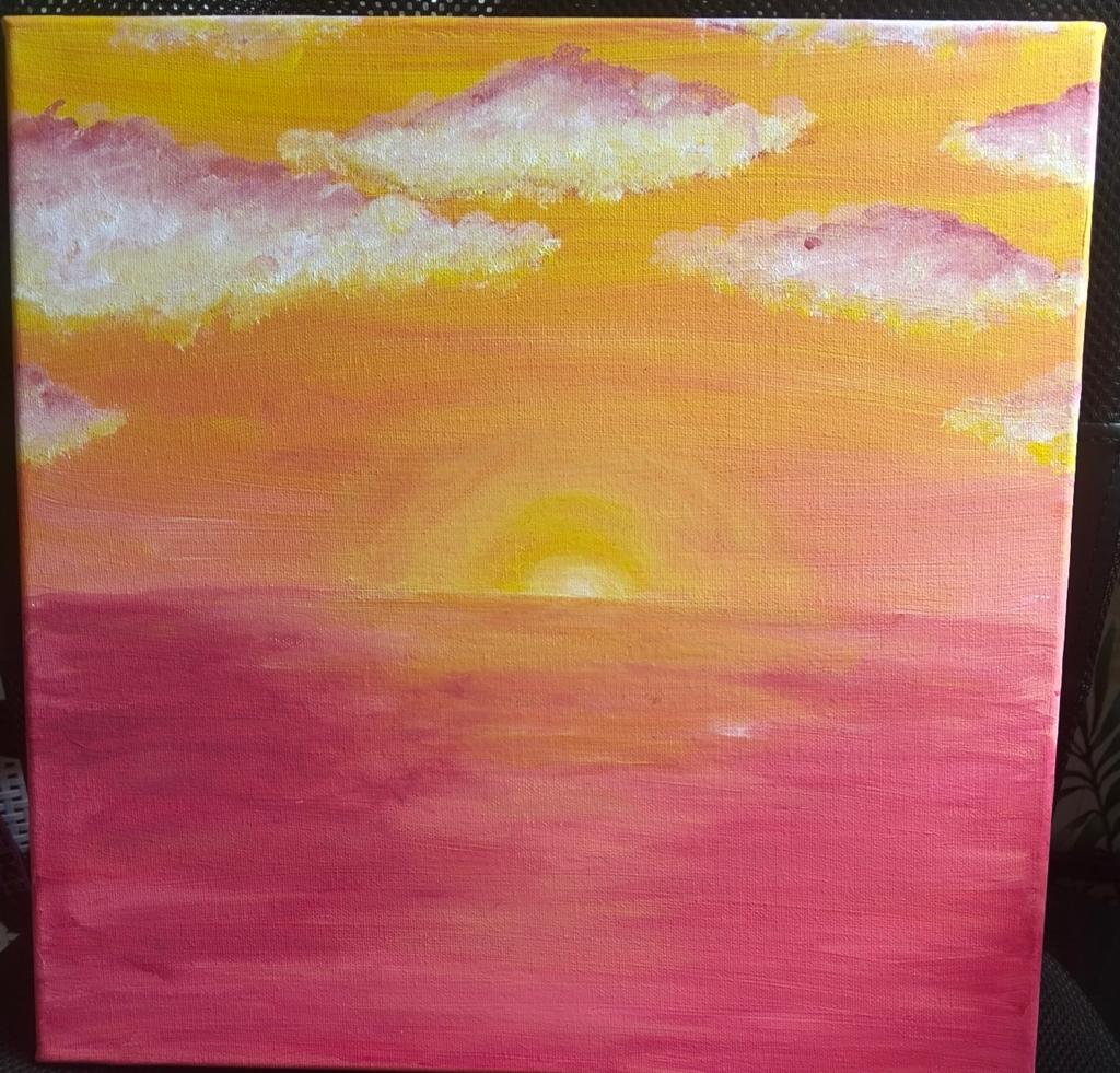 Sunrise at sea, Ophalen of Verzenden