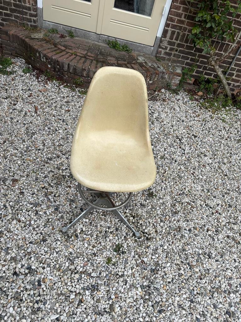 Vintage Herman Miller Eames Fiberglass Stoel, Ophalen of Verzenden