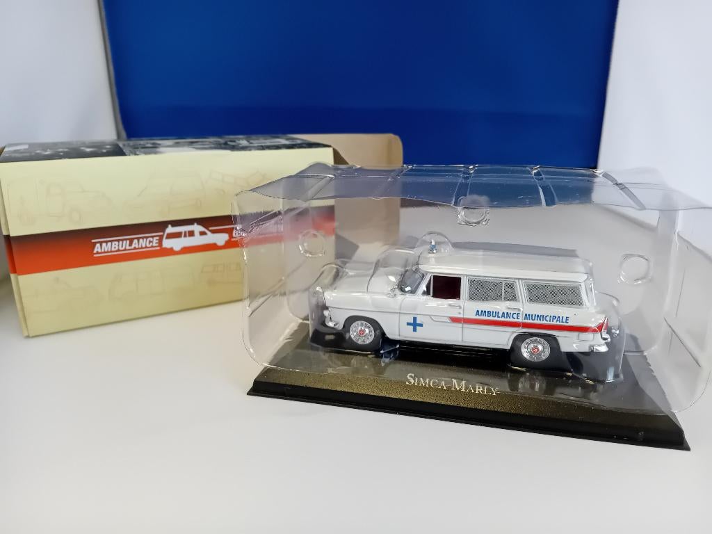 Editions Atlas ambulance collection Simca Marly (nieuw), Hobby en Vrije tijd, Modelauto's | 1:43, Nieuw, Auto, Overige merken