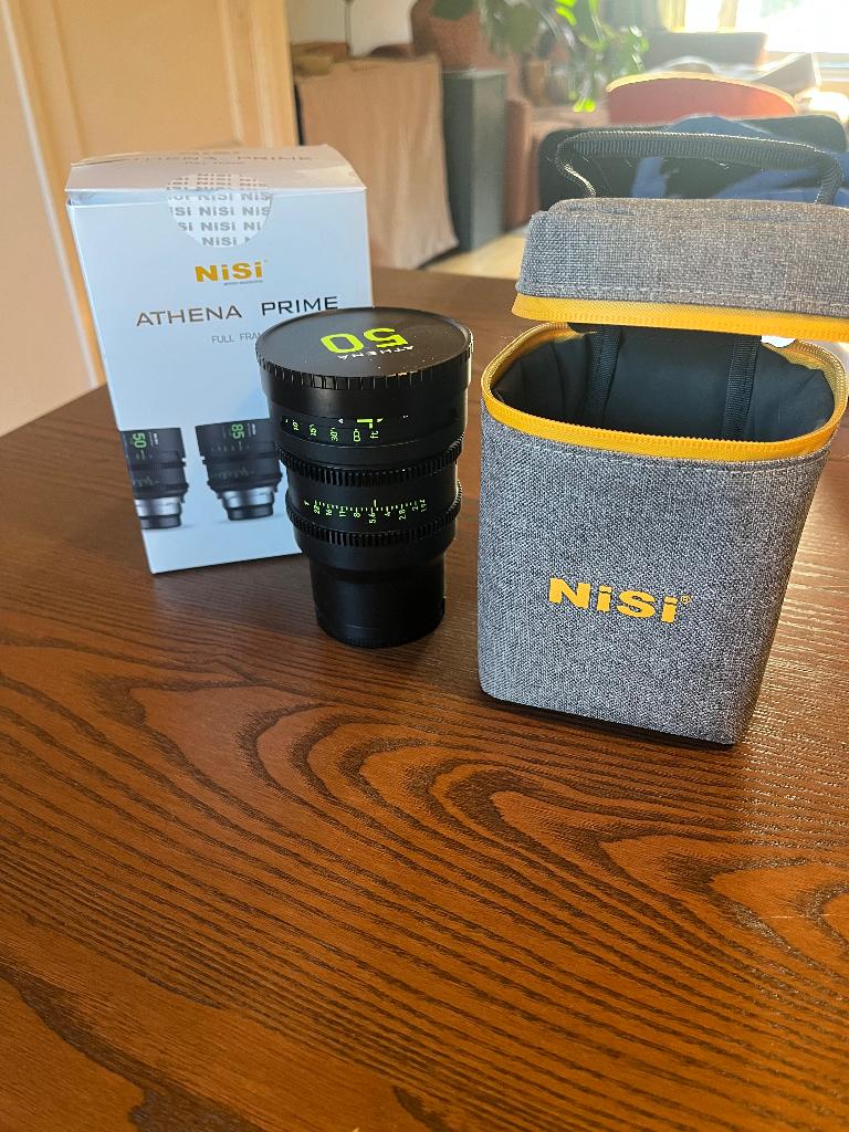 NiSi Athena prime lens 50mm - e mount, Audio, Tv en Foto, Ophalen, Zo goed als nieuw, Standaardlens
