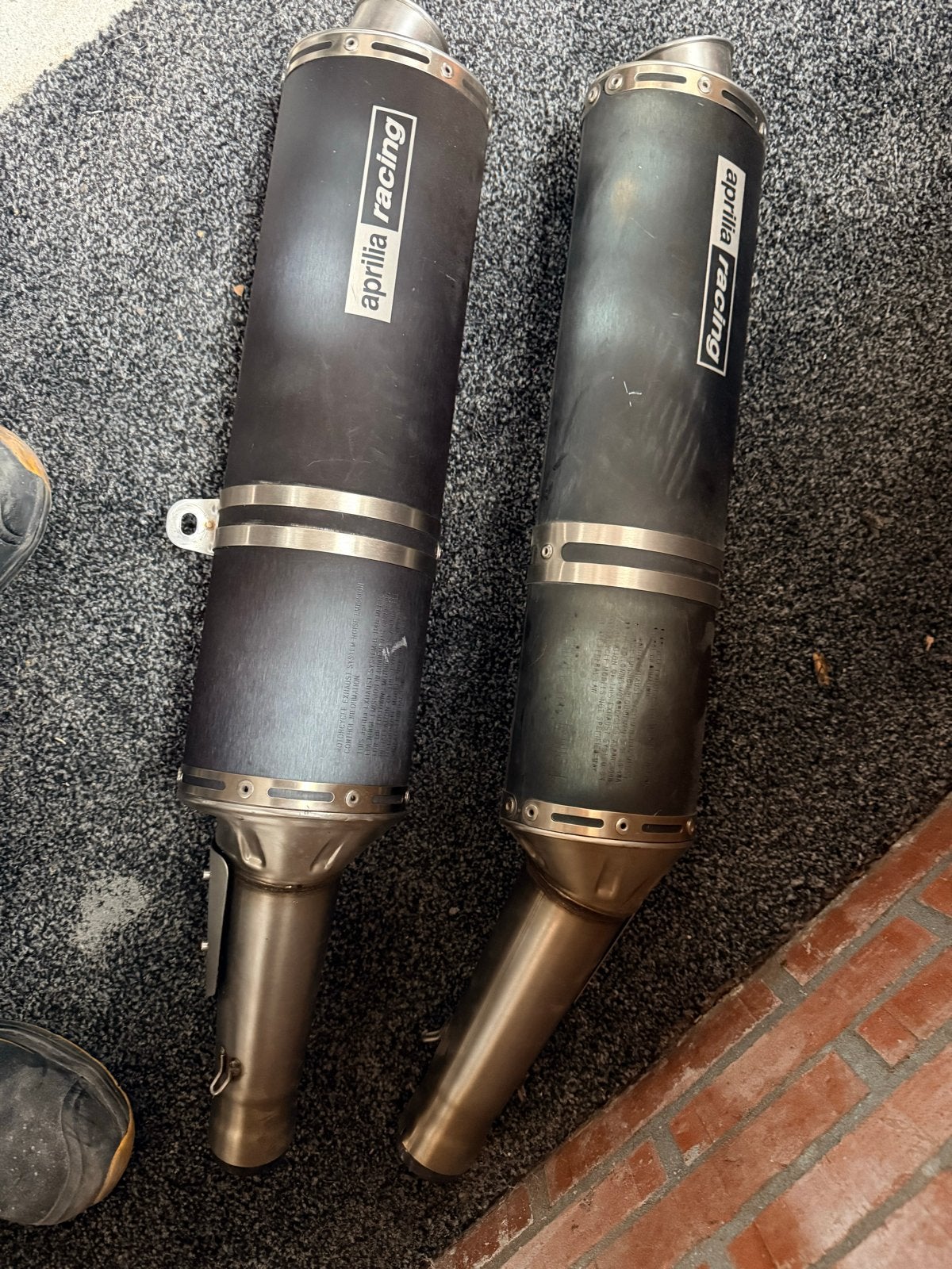 Aprilia Racing uitlaten rsv mille gen 2, Ophalen of Verzenden, Gebruikt