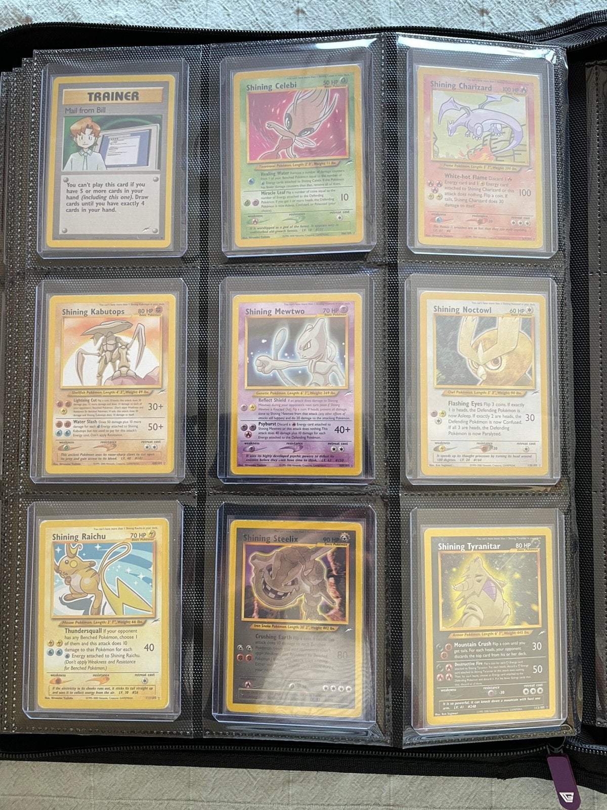 Pokemon neo destiny 100% compleet incl shinings, Ophalen of Verzenden, Gebruikt, Meerdere kaarten, Foil