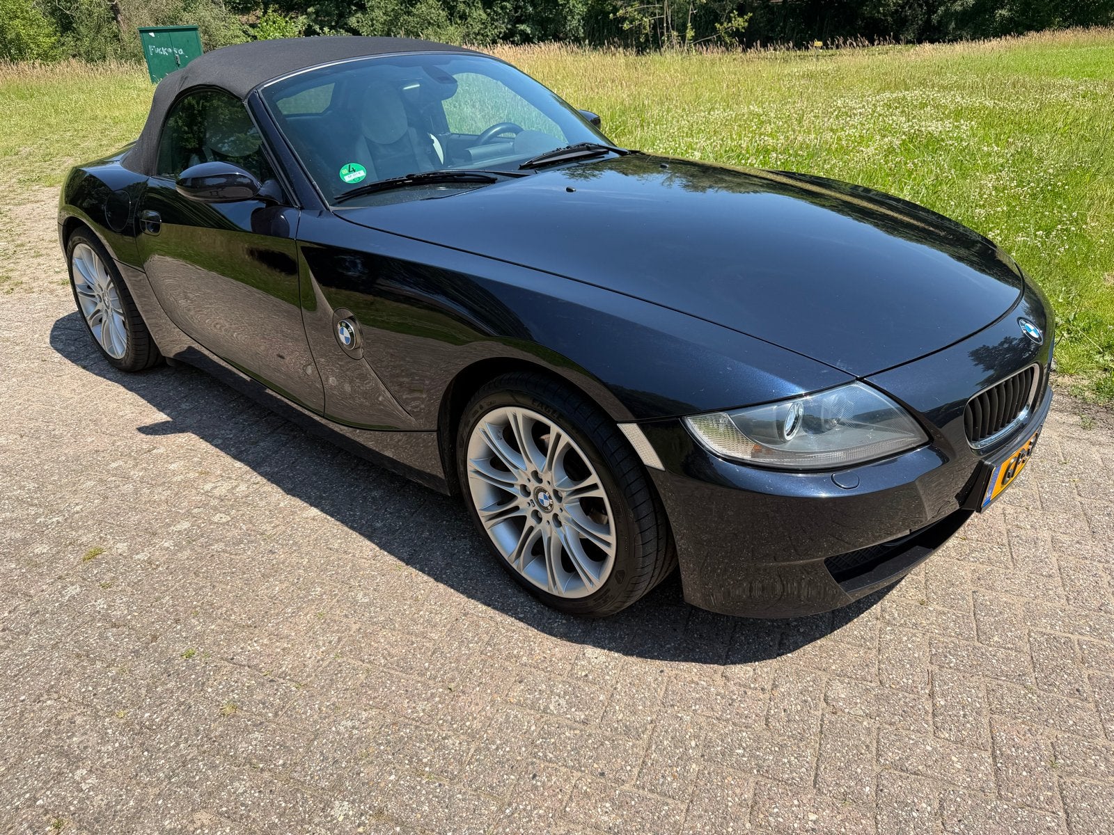 BMW Z4 2.5 I Roadster 2008 Zwart 135.200km, Auto's, Achterwielaandrijving, 2497 cc, Cabriolet, Zwart