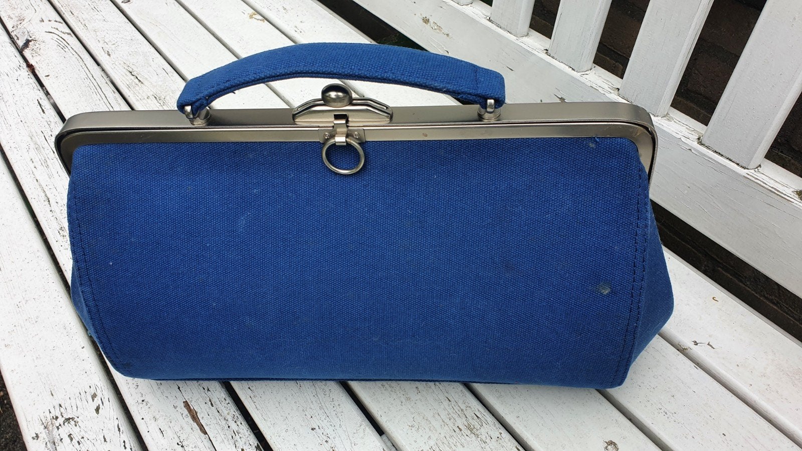 KLM stewardes tas, Ophalen, Blauw, 30 cm of meer, Minder dan 35 cm
