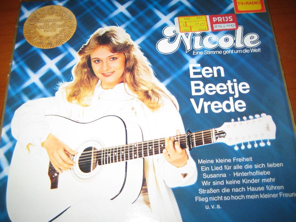 LP, Nicole: Een beetje Vrede, Ophalen of Verzenden, Zo goed als nieuw, 12 inch, LP