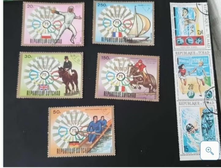 Tchad mooi postzegels., Ophalen of Verzenden, Overige thema's