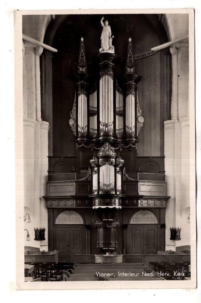 Vianen Herv. kerk  Orgel 1931, Verzenden, 1920 tot 1940, Gelopen