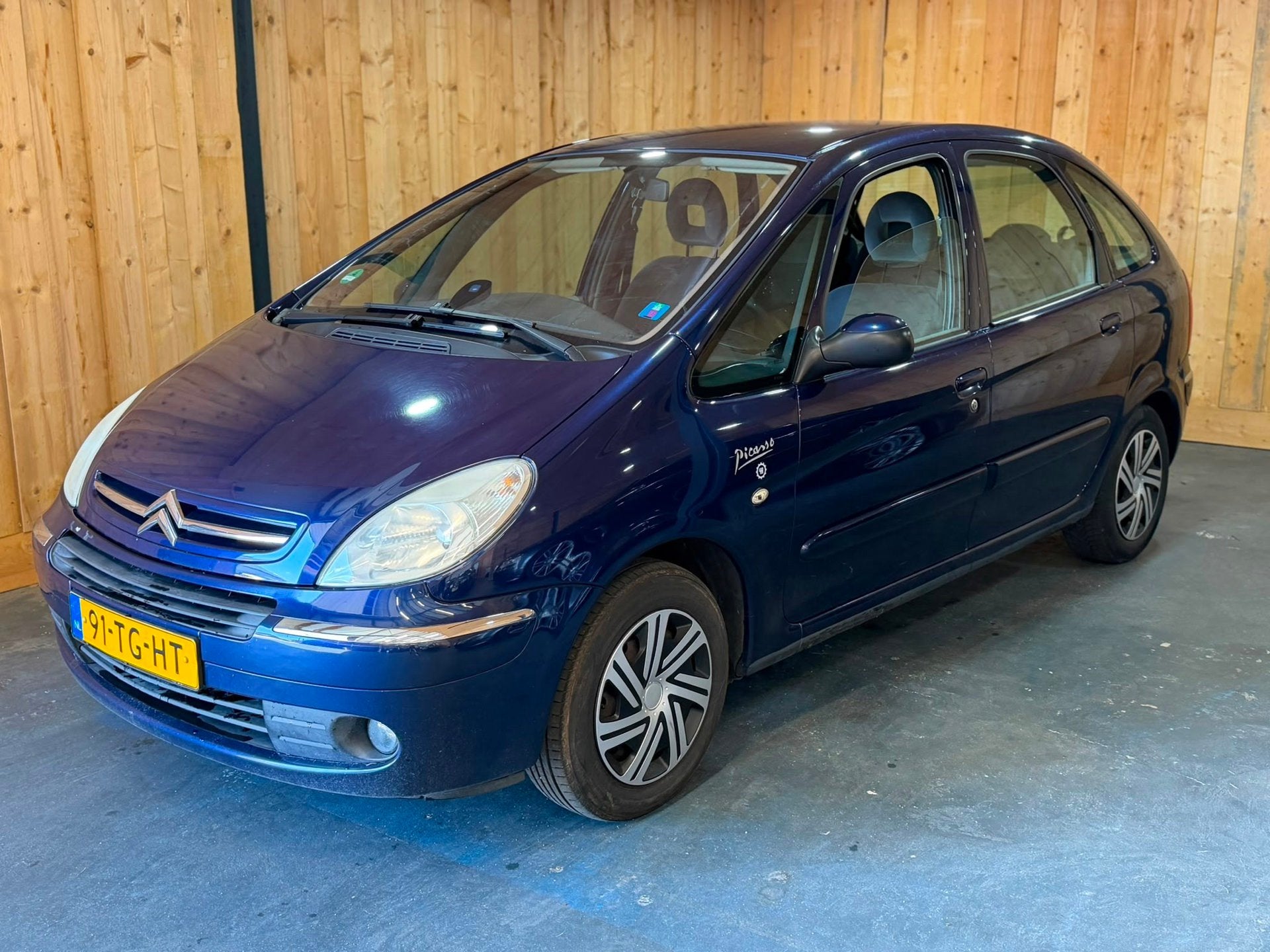 Citroen Xsara Picasso 1.6i-16V Caractère Airco APK 06-2027, Voorwielaandrijving, 4 cilinders, Blauw, Handgeschakeld