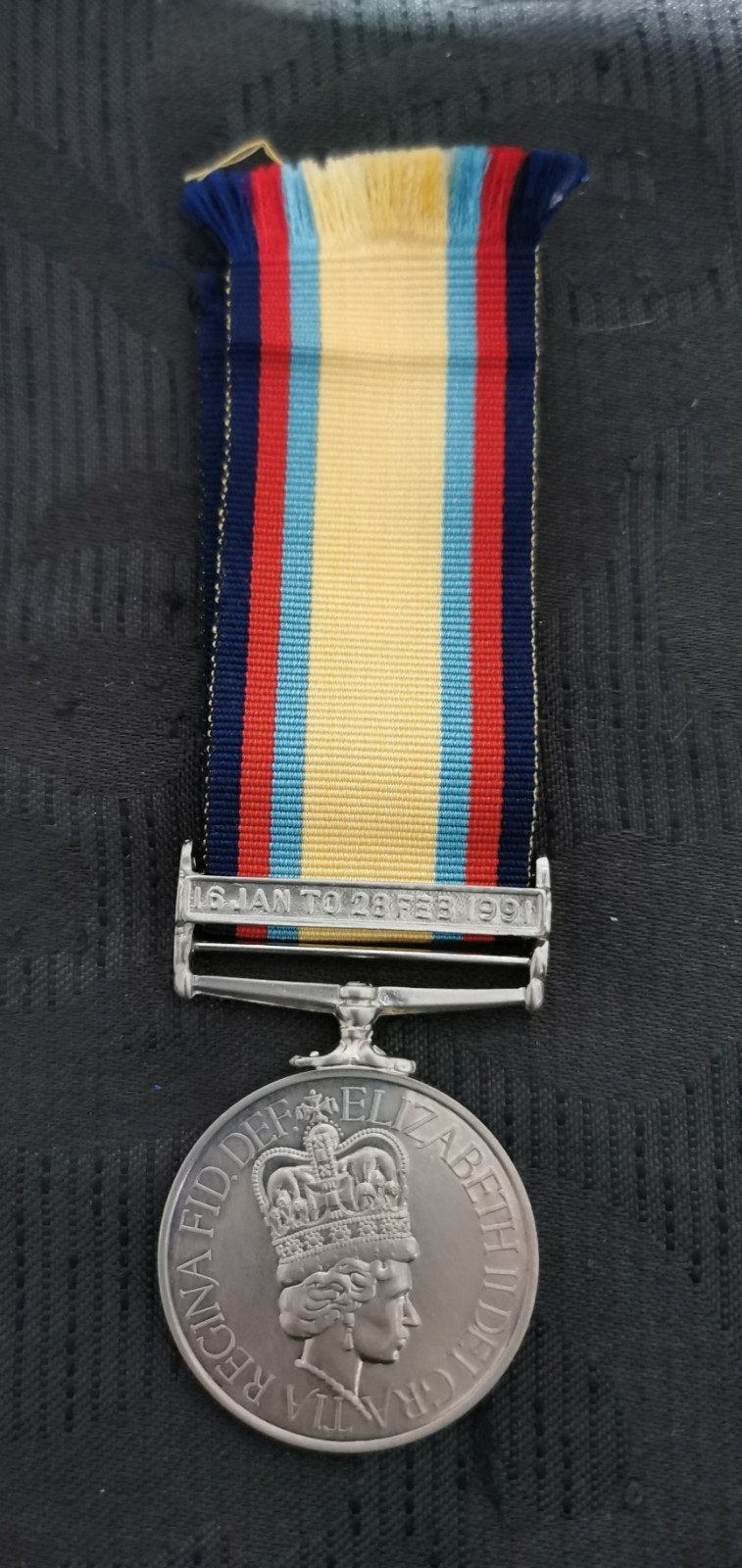 UK medaille Golfoorlog, Verzenden, Landmacht, Lintje, Medaille of Wings