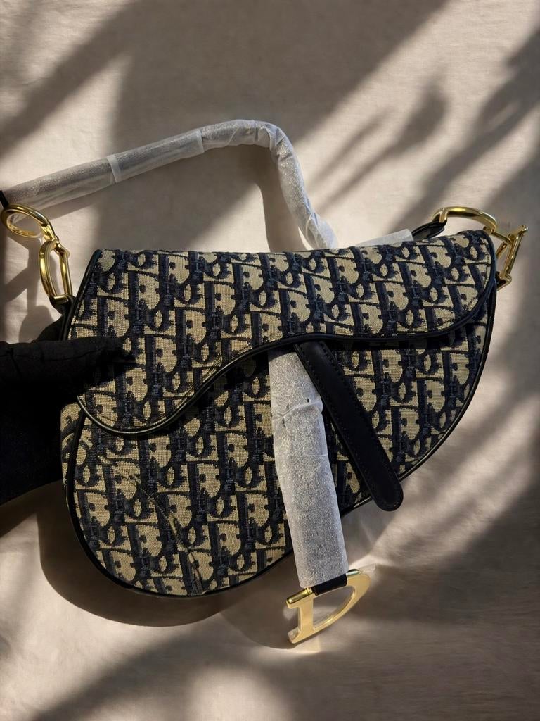 Dior Saddle Bag, Ophalen of Verzenden, Zwart, Handtas