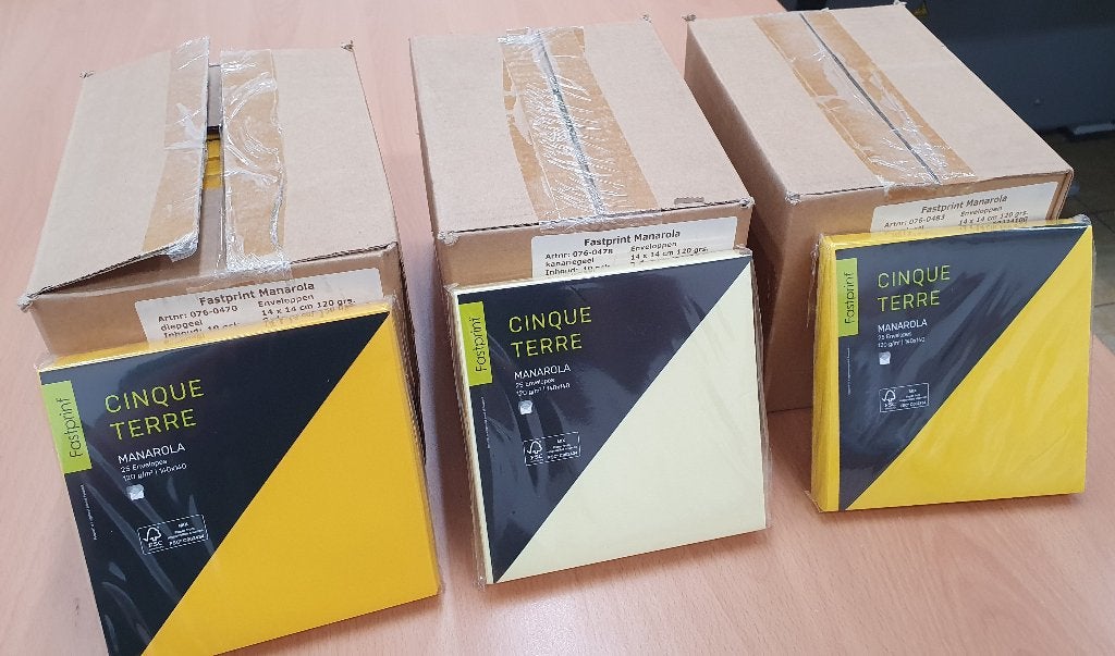 diverse gekleurde enveloppen 120grams, Ophalen of Verzenden, Envelop