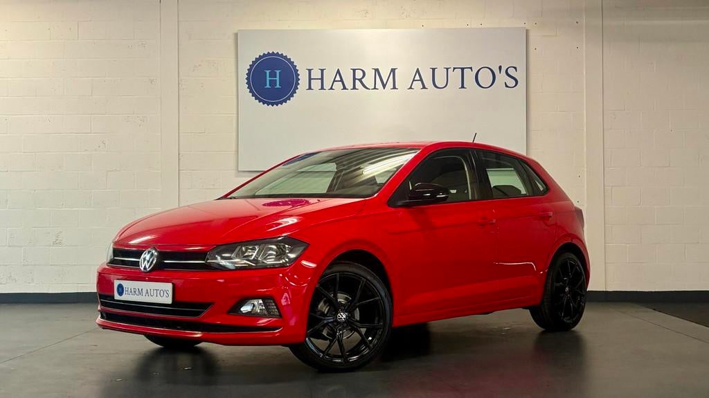 Volkswagen Polo 1.0 TSI Highline Clima / PDC / Navi / Carpla, Auto's, Voorwielaandrijving, Gebruikt, Zwart, 95 pk